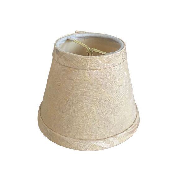 Vintage Damask Silk Mini Lamp Shade 4” Tall - Picture 1 of 4